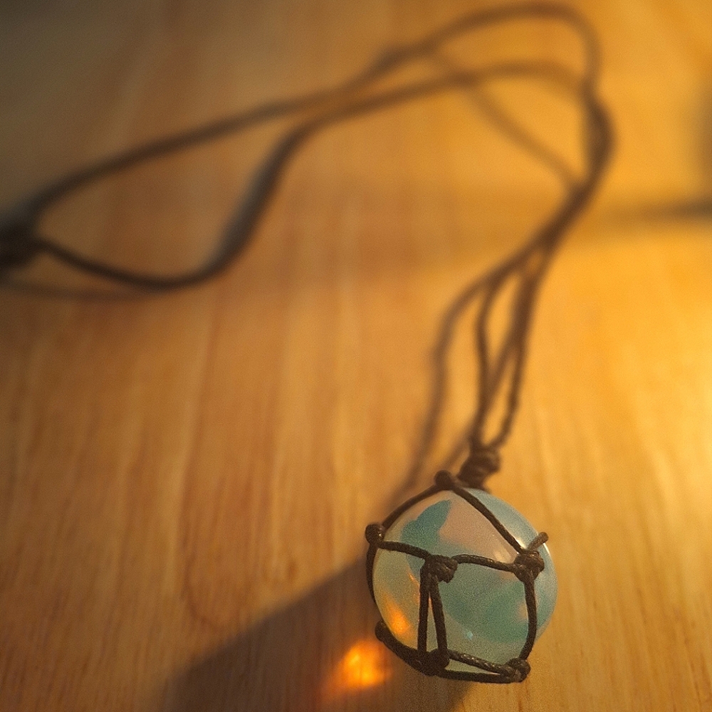 Opalite Hemp Necklace
